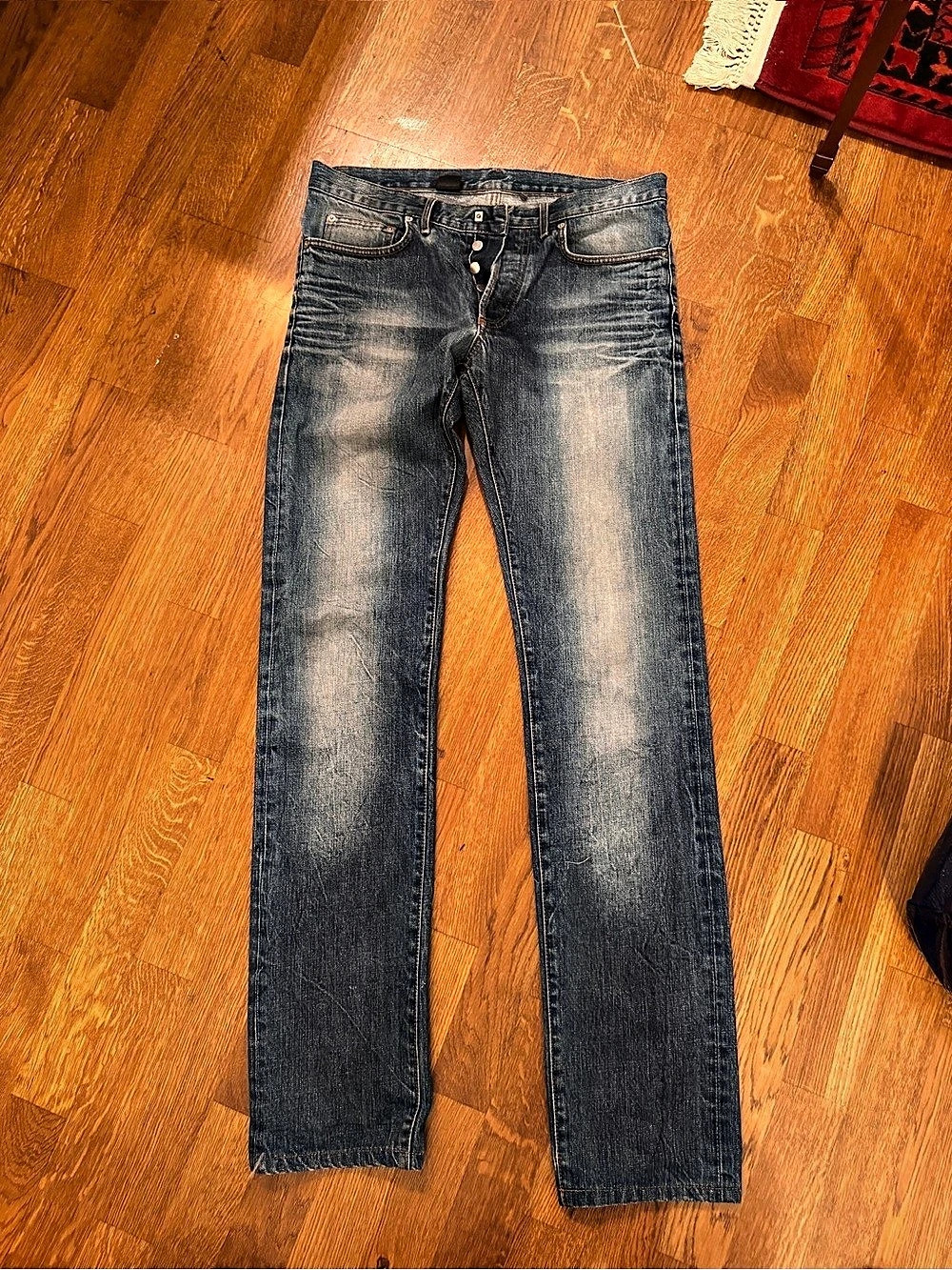 Dior Homme Straight Leg Cotton Jeans Waist 32